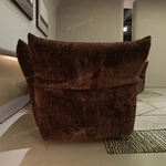 Artistic Sculptural Petal Modular Sofa with Adjustable Backrest & Luxury Chenille Upholstery